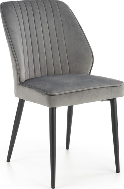 Kitchen Chair Yerevan | size: Width: 48cm, Height: 85cm, Depth: 57cm | color: Gray | image: 1 | variant: 1002369