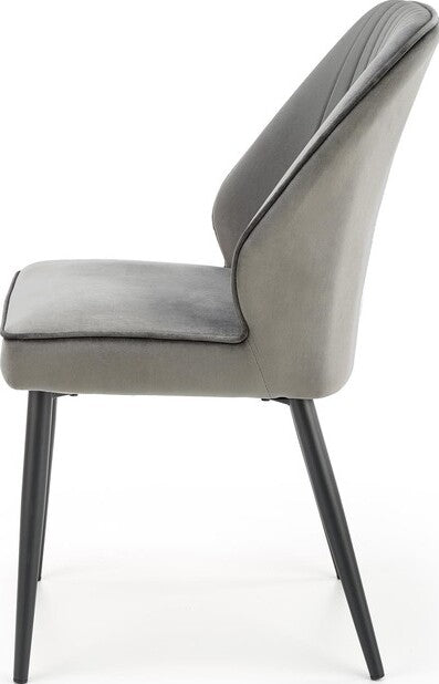 Kitchen Chair Yerevan | size: Width: 48cm, Height: 85cm, Depth: 57cm | color: Gray | image: 2 | variant: 1002369
