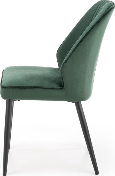 Kitchen Chair Yerevan | size: Width: 48cm, Height: 85cm, Depth: 57cm | color: Green | image: 2 | variant: 1002370