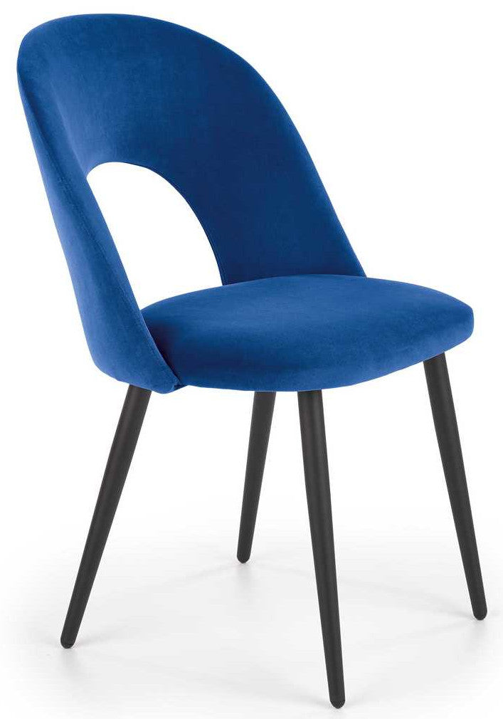 Kitchen Chair Zagreb | size: Width: 54cm, Height: 84cm, Depth: 57cm | color: Blue | image: 1 | variant: 1002293