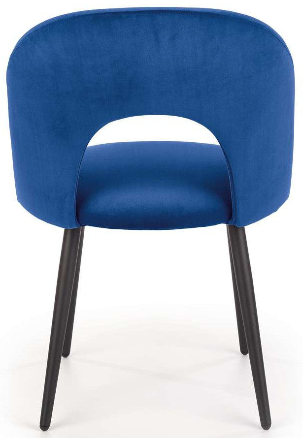 Kitchen Chair Zagreb | size: Width: 54cm, Height: 84cm, Depth: 57cm | color: Blue | image: 3 | variant: 1002293