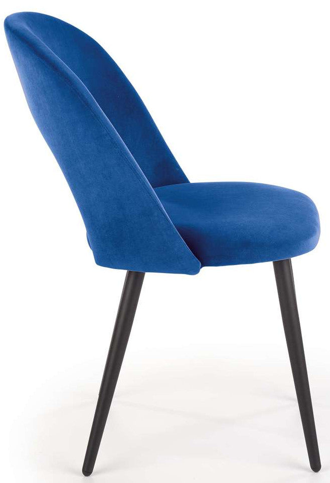 Kitchen Chair Zagreb | size: Width: 54cm, Height: 84cm, Depth: 57cm | color: Blue | image: 4 | variant: 1002293