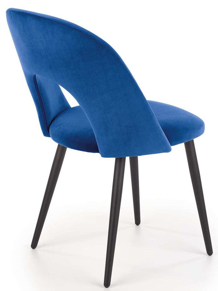 Kitchen Chair Zagreb | size: Width: 54cm, Height: 84cm, Depth: 57cm | color: Blue | image: 5 | variant: 1002293