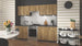 Kitchen Equipment Set Daria | size: Width: 240cm | color: Natural | image: 1 | variant: 1000146