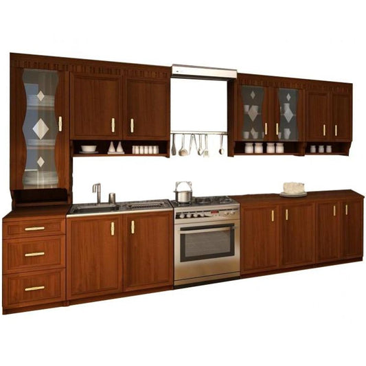 Kitchen Equipment Set East Piacenza | size: Width: 260cm | color: Natural | image: 0 | variant: 1006624