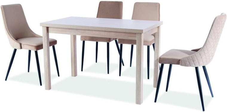 Kitchen Table Adam 1 | size: Length: 65cm, Width: 90cm, Height: 75cm | color: Oak | image: 2 | variant: 1006534