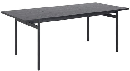 Kitchen Table Angus | size: Length: 90cm, Width: 200cm, Height: 74cm | color: Black | image: 1 | variant: 1012352