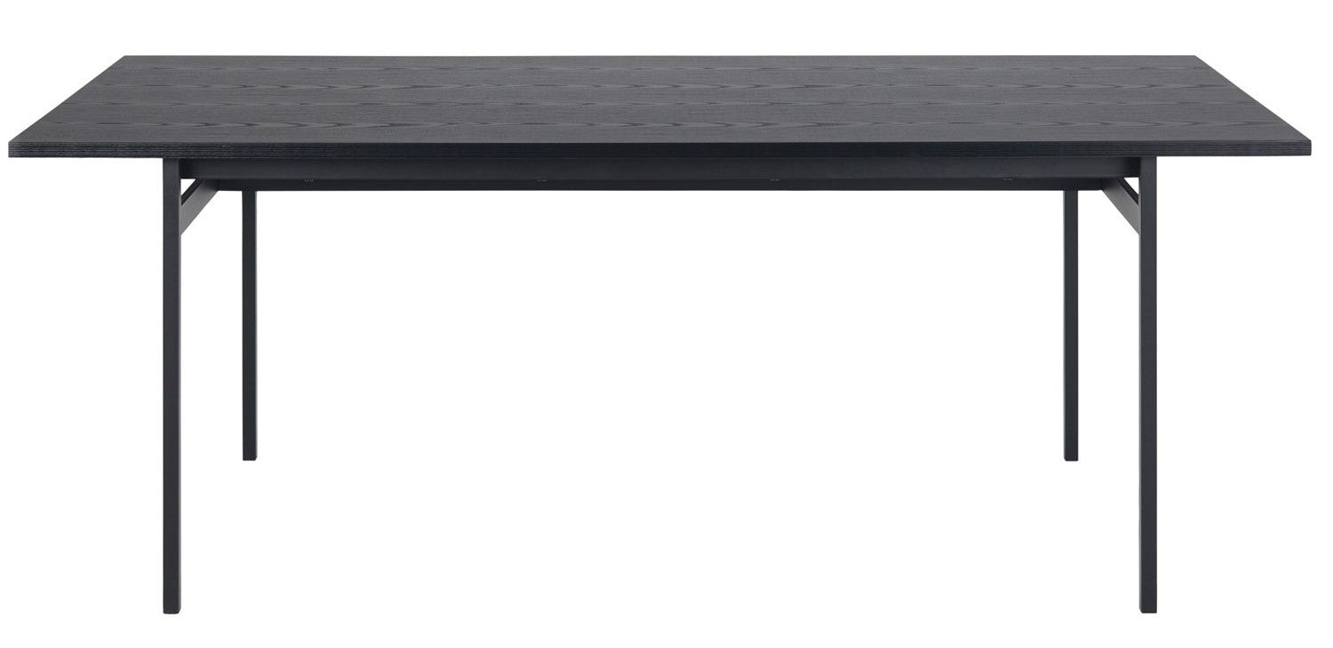 Kitchen Table Angus | size: Length: 90cm, Width: 200cm, Height: 74cm | color: Black | image: 2 | variant: 1012352