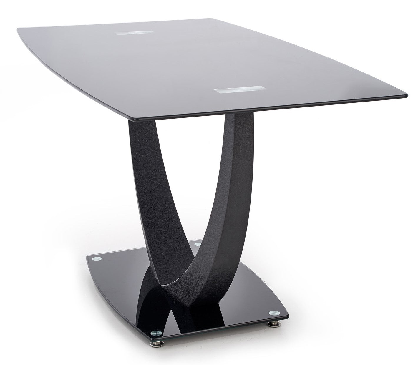 Kitchen Table Anton | size: Length: 80cm, Width: 140cm, Height: 75cm | color: Black | image: 3 | variant: 1011232