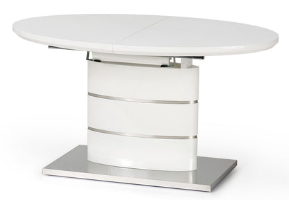 Kitchen Table Aspen | size: Length: 90cm, Width: 180cm, Height: 76cm | color: White | image: 3 | variant: 1011291