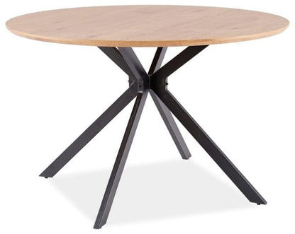 Kitchen Table Aster 1 | size: Length: 120cm, Width: 120cm, Height: 76cm, Diameter: 120cm | color: Oak | image: 1 | variant: 1006599