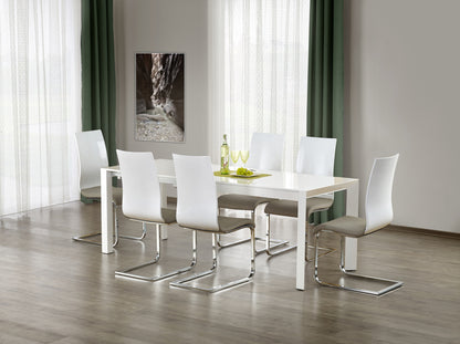 Kitchen Table Aylesbury | size: Length: 80cm, Width: 210cm, Height: 76cm | color: White | image: 2 | variant: 1006853