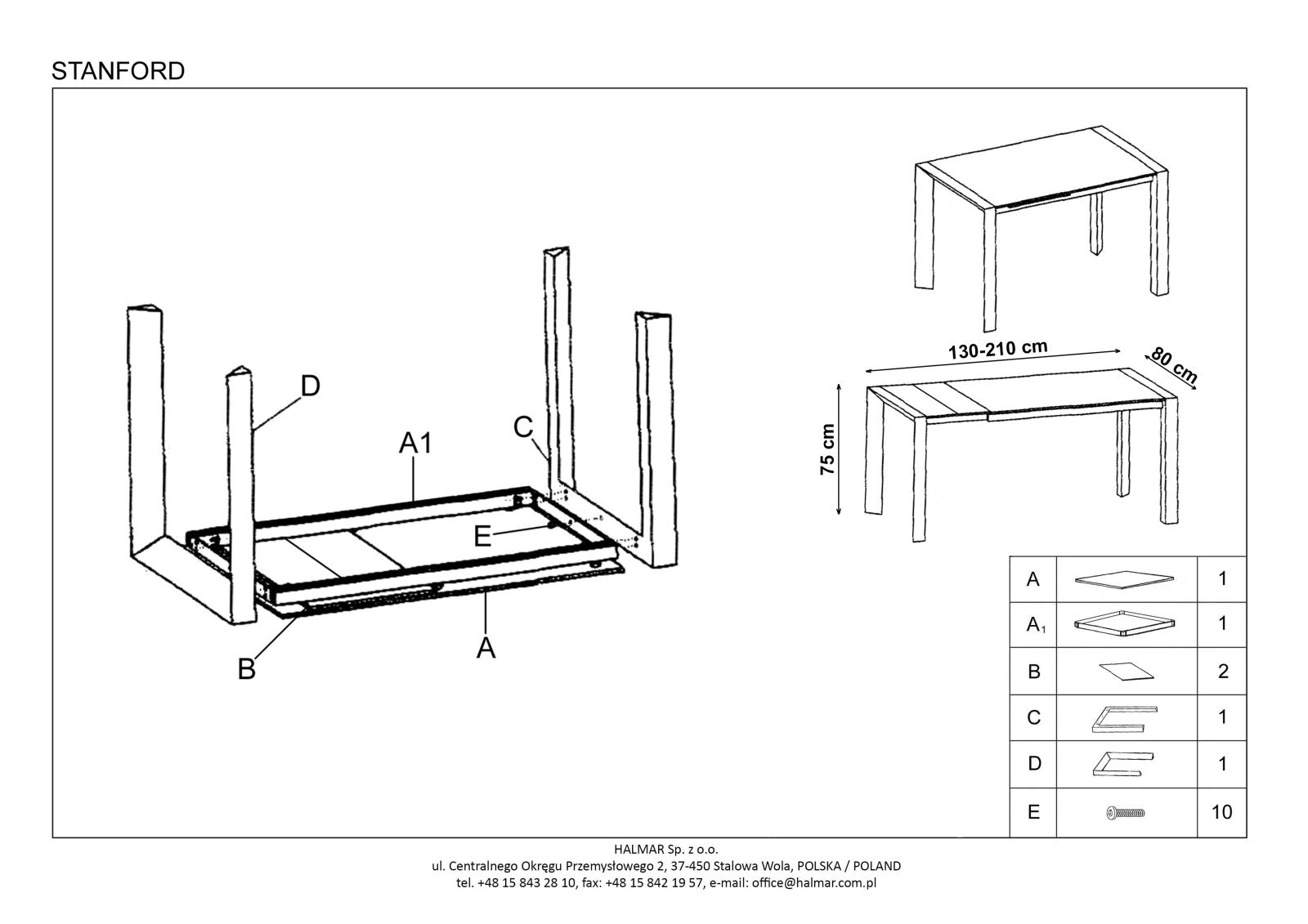 Kitchen Table Aylesbury | size: Length: 80cm, Width: 210cm, Height: 76cm | color: White | image: 8 | variant: 1006853