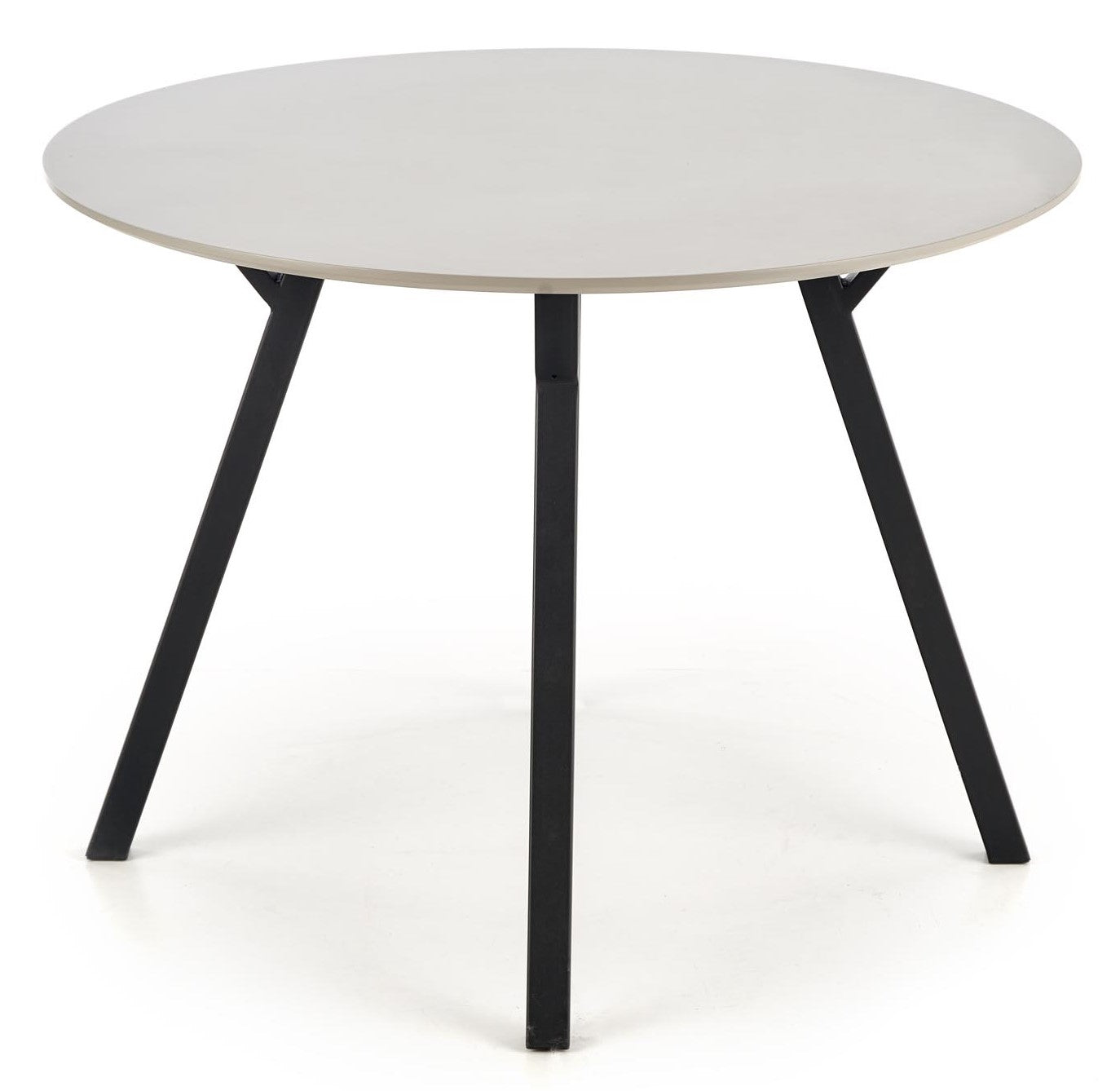 Kitchen Table Balrog | size: Length: 100cm, Width: 100cm, Height: 74cm, Diameter: 100cm | color: Black/Grey | image: 4 | variant: 1011208