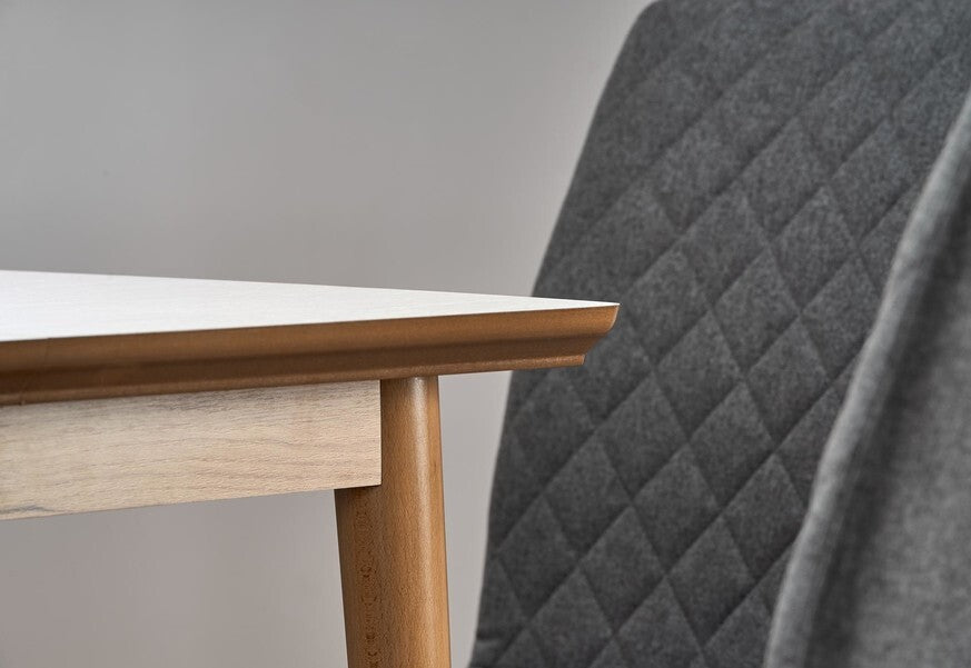 Kitchen Table Barret | size: Length: 80cm, Width: 190cm, Height: 75cm | color: White | image: 7 | variant: 1011250