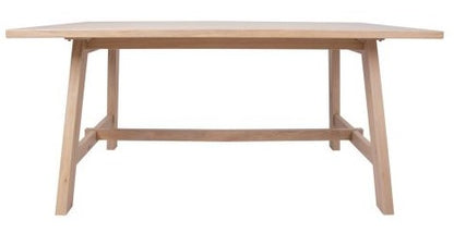 Kitchen Table Bergen | size: Length: 95cm, Width: 180cm, Height: 75cm | color: Oak | image: 2 | variant: 1011837