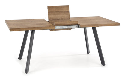 Kitchen Table Berlin | size: Length: 85cm, Width: 220cm, Height: 76cm | color: Black/Walnut | image: 6 | variant: 1011245