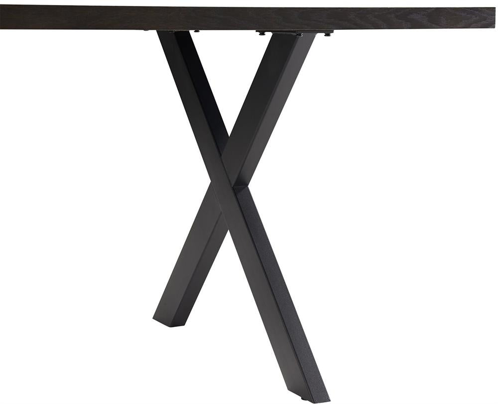 Kitchen Table Bern | size: Length: 90cm, Width: 200cm, Height: 75cm | color: Brown | image: 5 | variant: 1001576