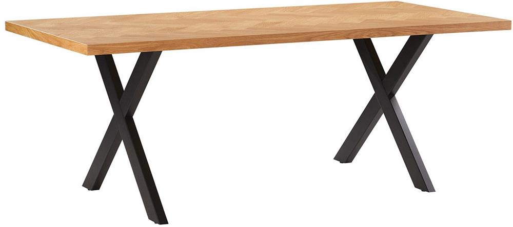 Kitchen Table Bern | size: Length: 90cm, Width: 200cm, Height: 75cm | color: Oak | image: 2 | variant: 1001575