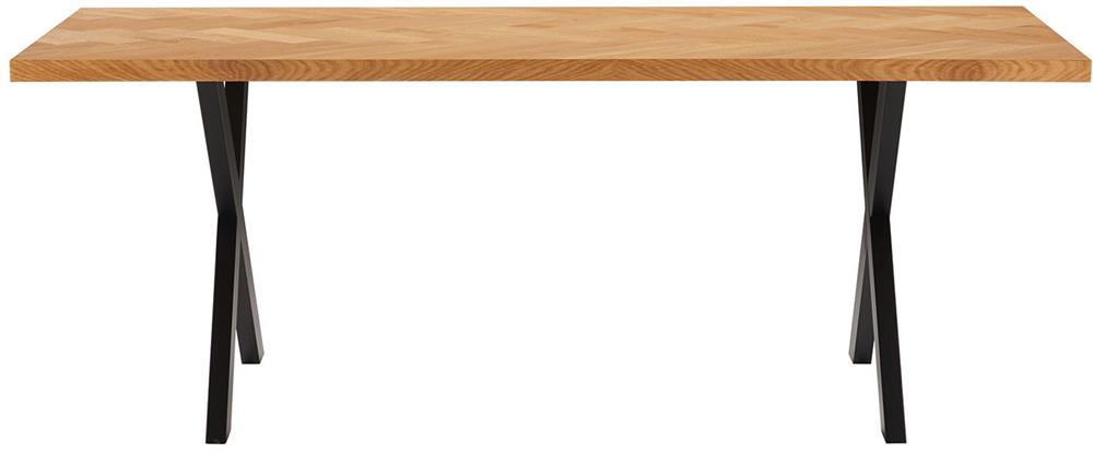 Kitchen Table Bern | size: Length: 90cm, Width: 200cm, Height: 75cm | color: Oak | image: 3 | variant: 1001575