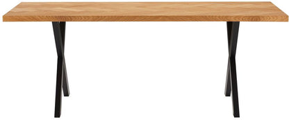 Kitchen Table Bern | size: Length: 90cm, Width: 200cm, Height: 75cm | color: Oak | image: 3 | variant: 1001575