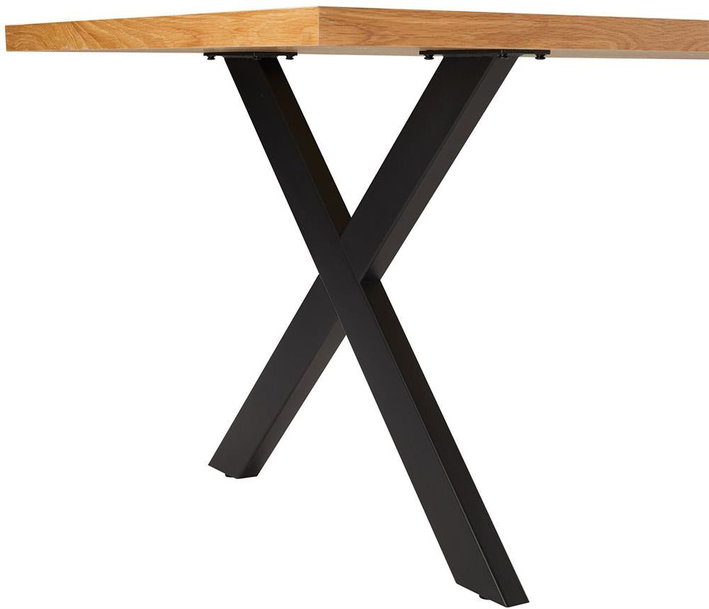 Kitchen Table Bern | size: Length: 90cm, Width: 200cm, Height: 75cm | color: Oak | image: 4 | variant: 1001575