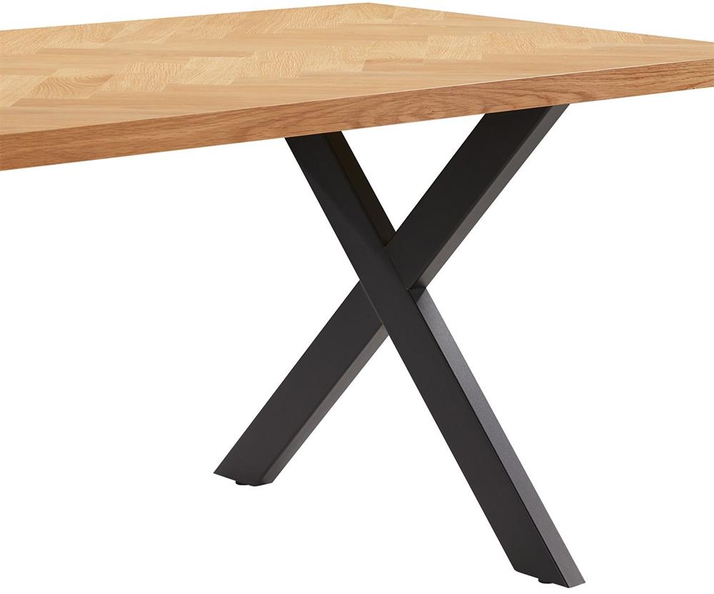 Kitchen Table Bern | size: Length: 90cm, Width: 200cm, Height: 75cm | color: Oak | image: 7 | variant: 1001575