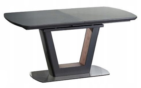 Kitchen Table Bilotti | size: Length: 90cm, Width: 200cm, Height: 76cm | color: Brown/Grey | image: 1 | variant: 1011318