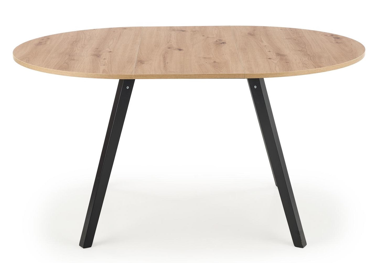 Kitchen Table Bogota | size: Length: 102cm, Width: 142cm, Height: 73cm, Diameter: 102cm | color: Black/Oak | image: 8 | variant: 1003164