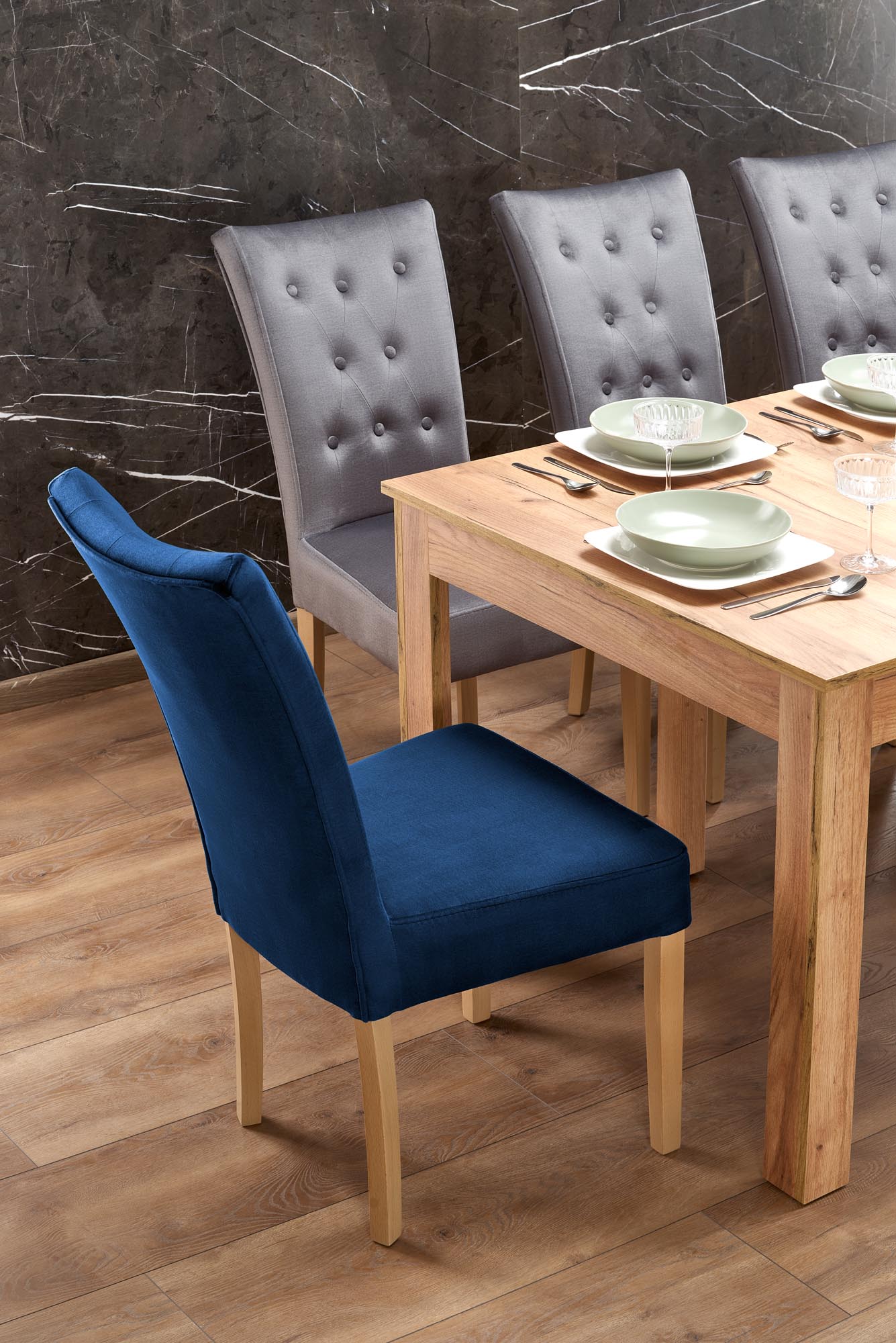 Kitchen Table Brasilia | size: Length: 90cm, Width: 300cm, Height: 76cm | color: Oak | image: 2 | variant: 1003170