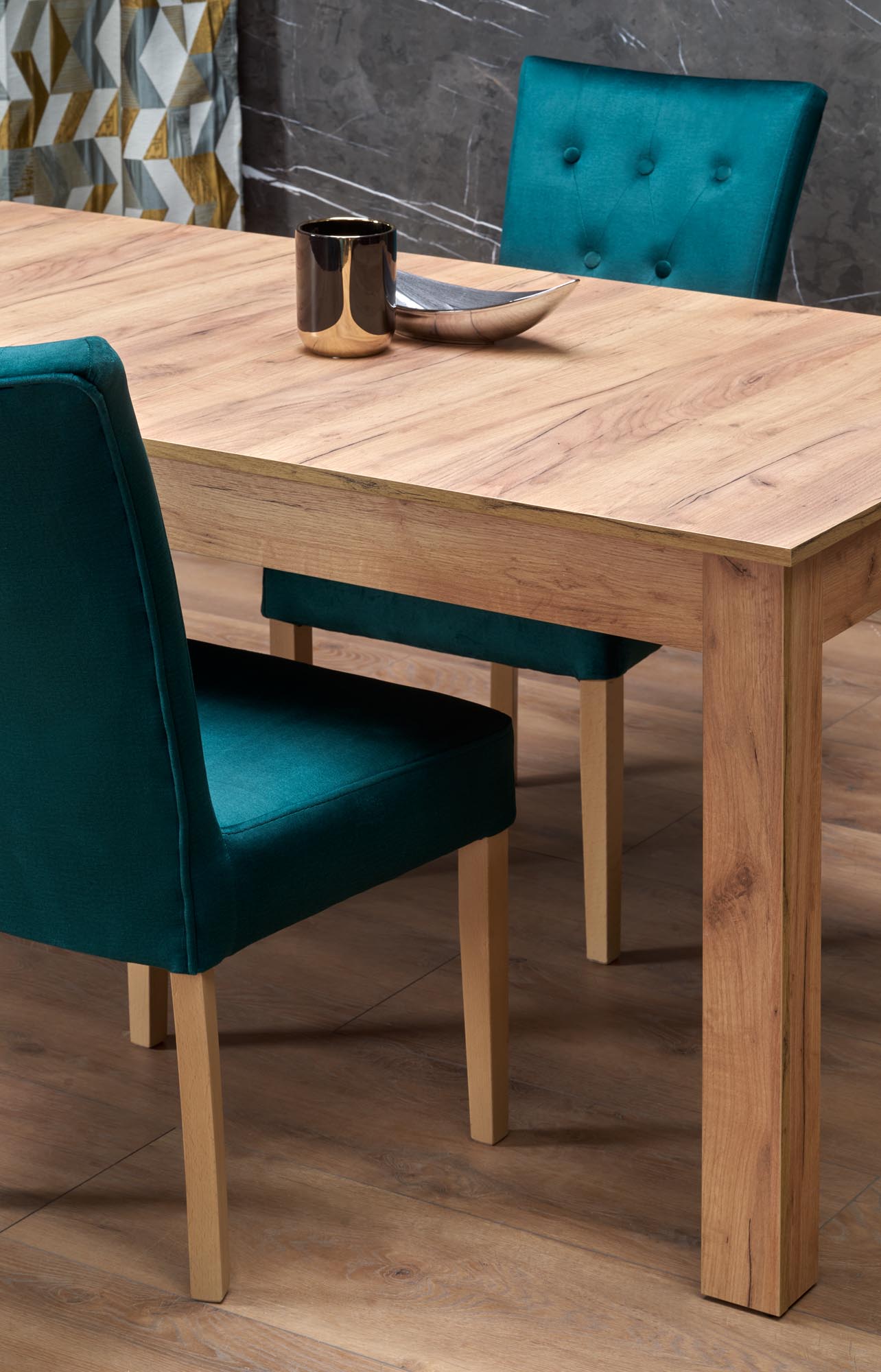 Kitchen Table Brasilia | size: Length: 90cm, Width: 300cm, Height: 76cm | color: Oak | image: 5 | variant: 1003170