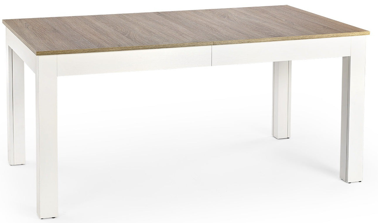 Kitchen Table Brasilia | size: Length: 90cm, Width: 300cm, Height: 76cm | color: White/Oak | image: 1 | variant: 1003169