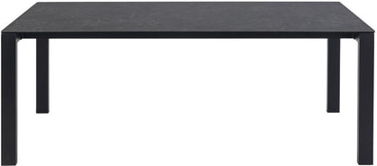 Kitchen Table Brentford | size: Length: 90cm, Width: 200cm, Height: 75cm | color: Black | image: 2 | variant: 1016751
