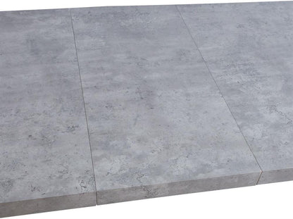 Kitchen Table Brigit | size: Length: 84.5cm, Width: 198cm, Height: 77cm | color: Gray | image: 6 | variant: 1006520