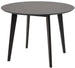 Kitchen Table Broadstairs | size: Length: 105cm, Width: 105cm, Height: 76cm, Diameter: 105cm | color: Black | image: 1 | variant: 1001545