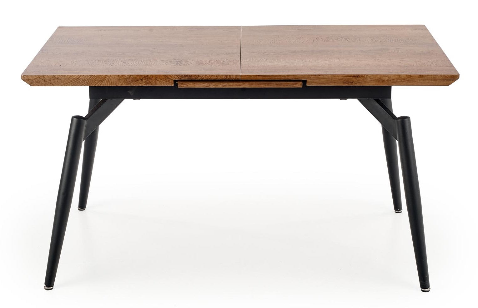 Kitchen Table Cambell | size: Length: 80cm, Width: 180cm, Height: 74cm | color: Black/Oak | image: 4 | variant: 1011258