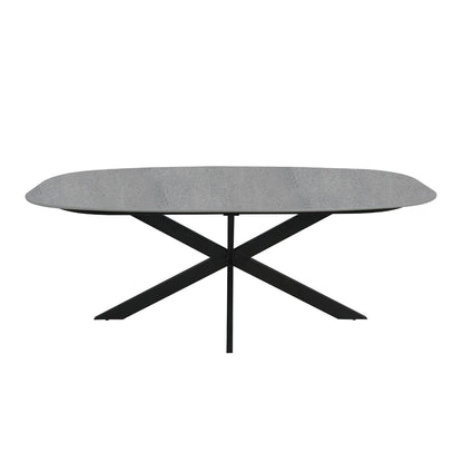 Kitchen Table Chase | size: Length: 100cm, Width: 200cm, Height: 76cm | color: Gray | image: 1 | variant: 1017870