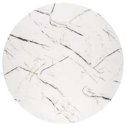 Kitchen Table Chennai | size: Length: 100cm, Width: 100cm, Height: 73cm, Diameter: 100cm | color: White/Marble/Gold | image: 5 | variant: 1003205