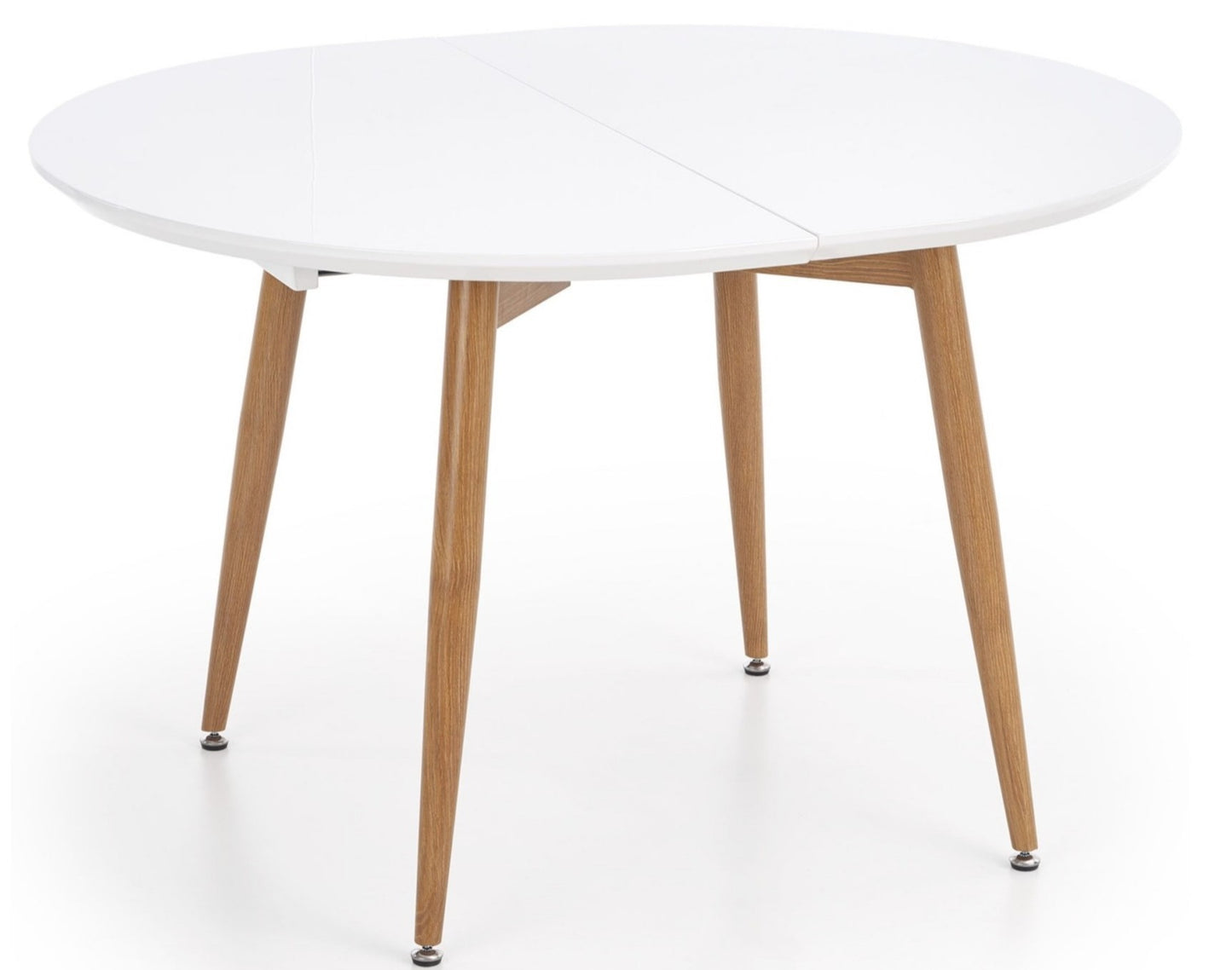 Kitchen Table Cleveland | size: Length: 100cm, Width: 200cm, Height: 75cm | color: White/Oak | image: 1 | variant: 1003216