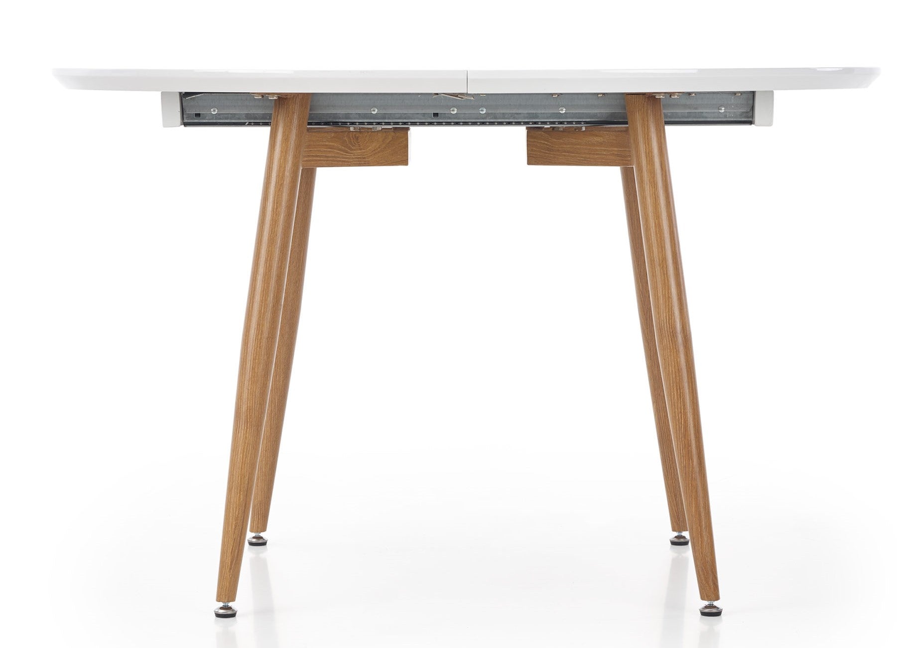 Kitchen Table Cleveland | size: Length: 100cm, Width: 200cm, Height: 75cm | color: White/Oak | image: 5 | variant: 1003216