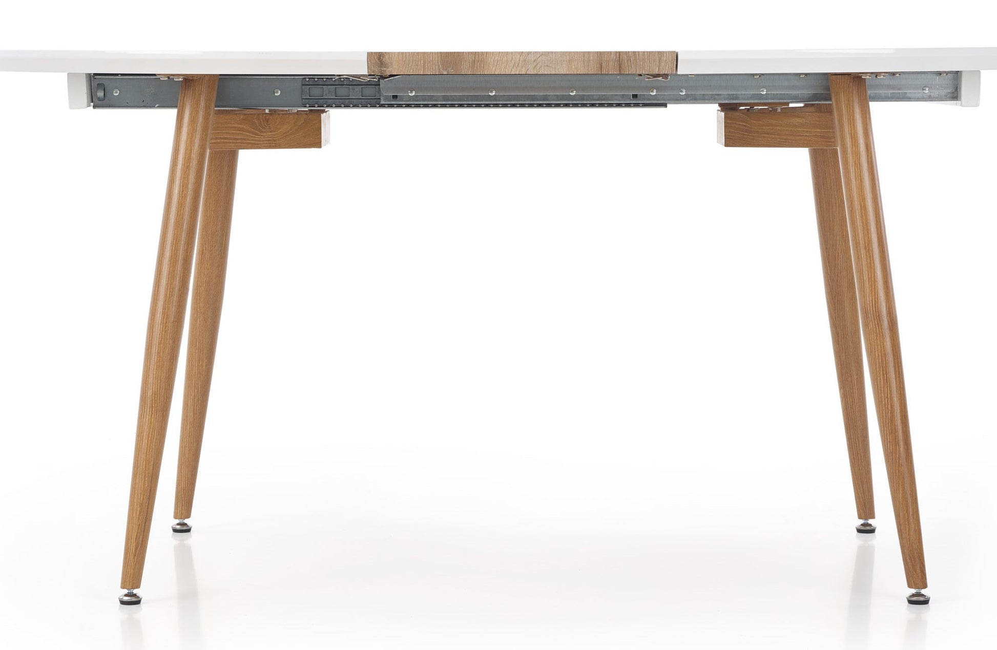 Kitchen Table Cleveland | size: Length: 100cm, Width: 200cm, Height: 75cm | color: White/Oak | image: 6 | variant: 1003216