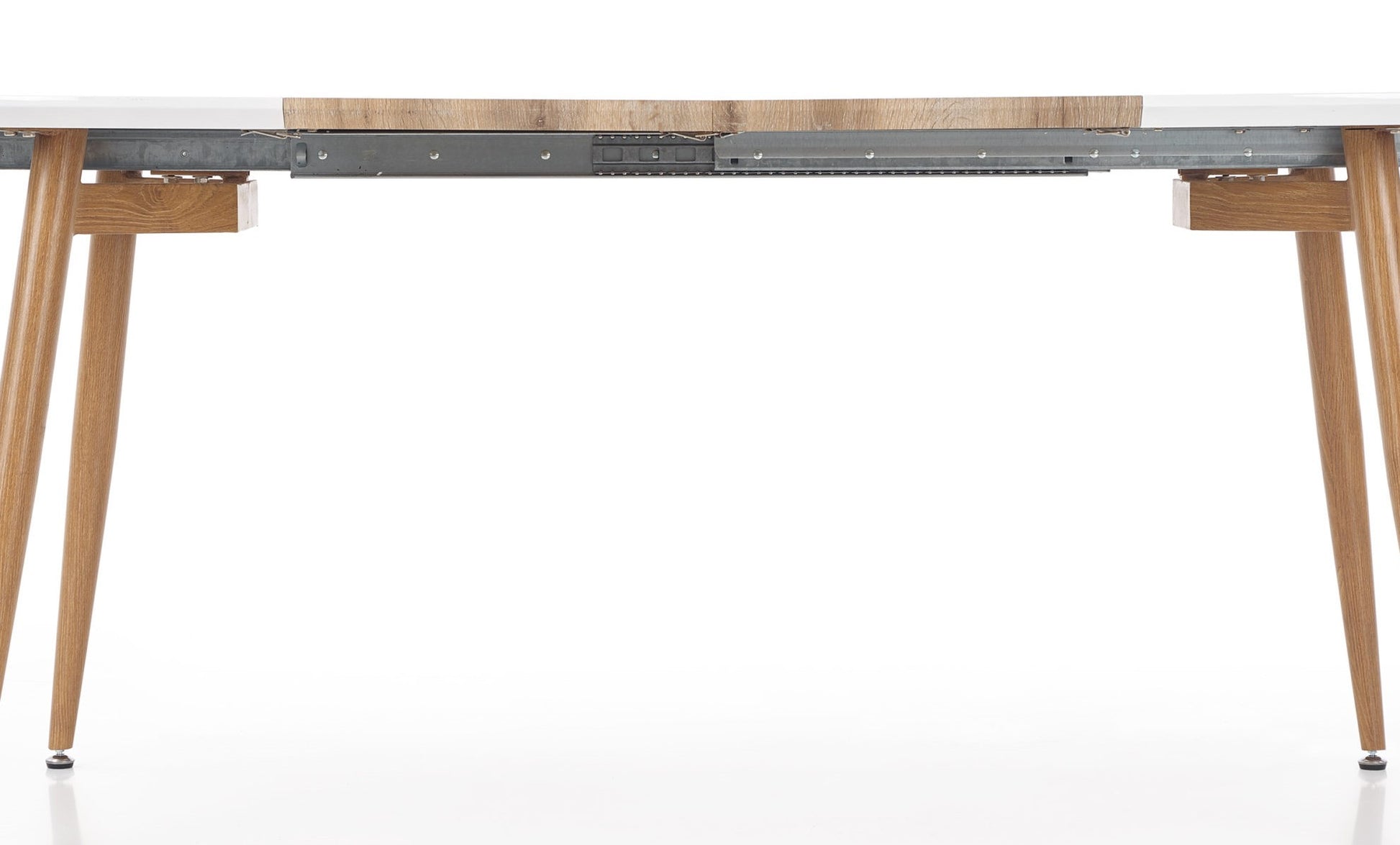 Kitchen Table Cleveland | size: Length: 100cm, Width: 200cm, Height: 75cm | color: White/Oak | image: 7 | variant: 1003216