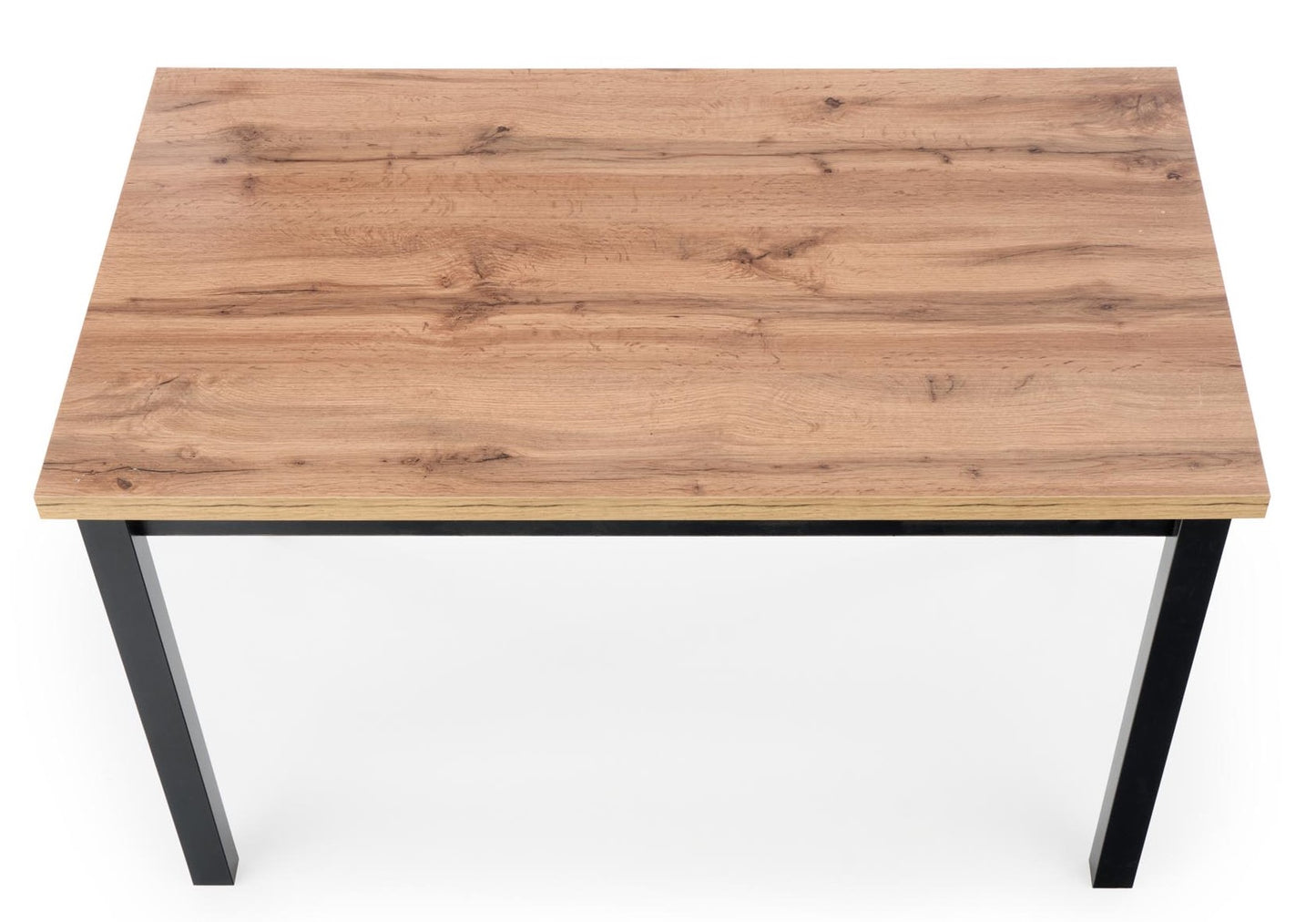 Kitchen Table Cobalt | size: Length: 68cm, Width: 120cm, Height: 77cm | color: Black/Oak | image: 7 | variant: 1012025
