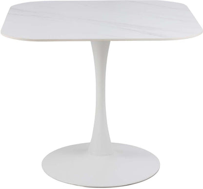 Kitchen Table Cobham | size: Length: 90cm, Width: 90cm, Height: 75cm | color: White | image: 3 | variant: 1001569