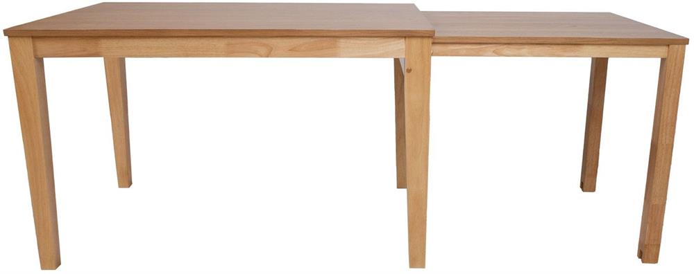 Kitchen Table Cooper | size: Length: 75cm, Width: 195cm, Height: 75cm | color: Oak | image: 4 | variant: 1016772