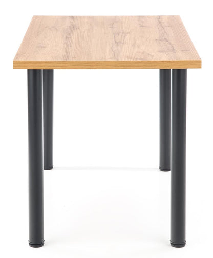Kitchen Table Dakar | size: Length: 68cm, Width: 120cm, Height: 75cm | color: Black/Oak | image: 2 | variant: 1003229