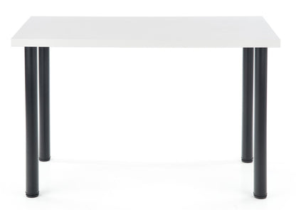 Kitchen Table Dakar | size: Length: 68cm, Width: 120cm, Height: 75cm | color: White/Black | image: 3 | variant: 1003228