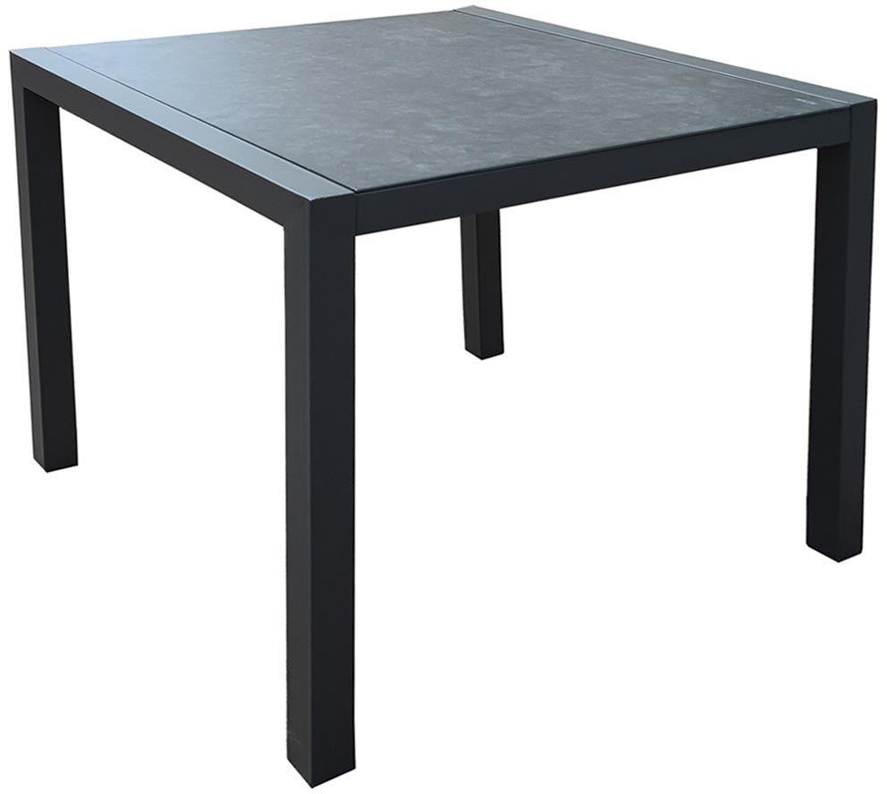 Kitchen Table Delgado | size: Length: 80cm, Width: 80cm, Height: 72cm | color: Gray | image: 1 | variant: 1017623