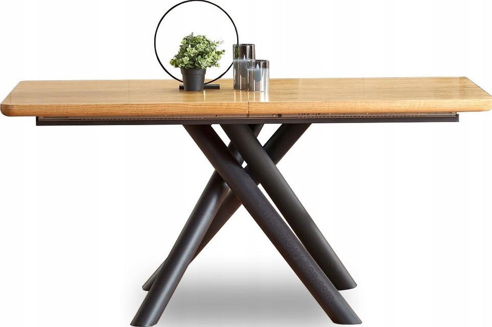 Kitchen Table Derrick | size: Length: 90cm, Width: 200cm, Height: 75cm | color: Oak | image: 1 | variant: 1011290