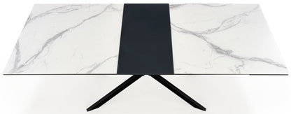 Kitchen Table Diesel | size: Length: 90cm, Width: 200cm, Height: 76cm | color: White/Black | image: 2 | variant: 1016881